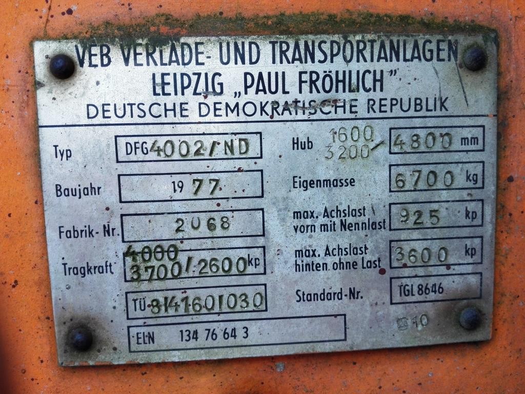 Wózek widłowy Kraft podnośnik — zdjęcie 4
