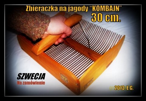 zbieraczka - maszynka -kombajn do jagód i borówek — zdjęcie 6