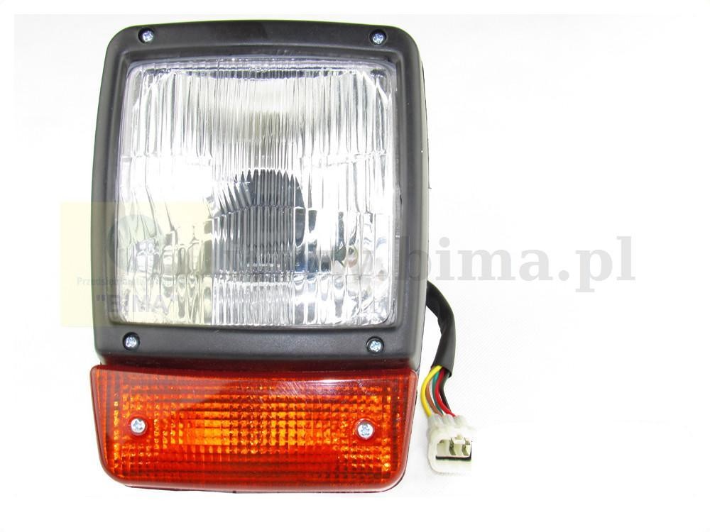 Lampa reflektor Cat kierunkowskazem przód przednia JCB 3c — zdjęcie 1