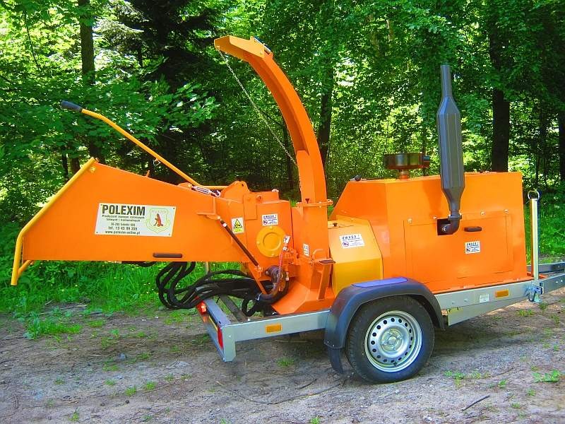 Rębak tarczowy do gałęzi na podwoziu, silnik Diesla 40 kM ENT-DH40 — zdjęcie 4