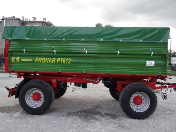 Przyczepa rolnicza dwuosiowa transport PRONAR PT612 12 T  — zdjęcie 3