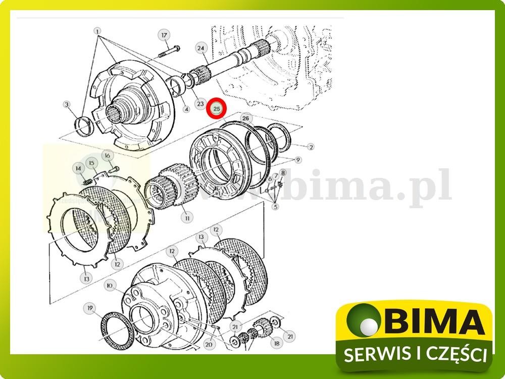 Uszczelniacz John Deere 5820,6010,6020,6090MC,6090RC