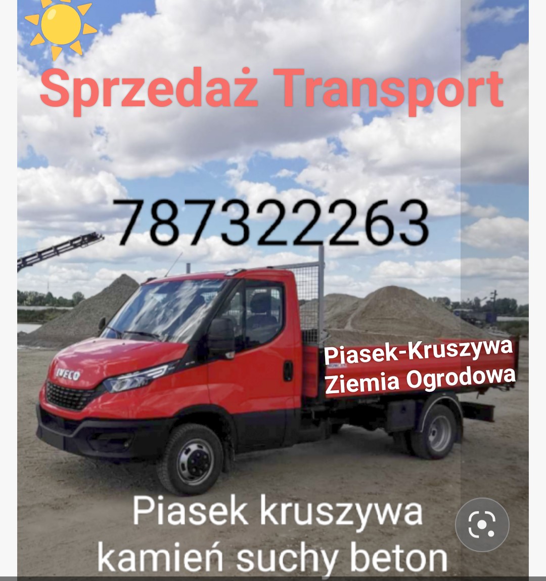 Sprzedaż transport piasku Rzeszów Tyczyn tel 787322263
