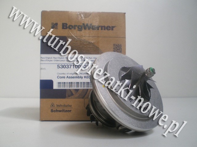 Audi - Nowy rdzeń CHRA BorgWarner KKK 1.8 T 53037100521 /  53039700073