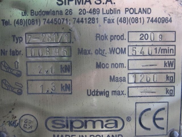 Sipma Z 281/1 Sterowanie komputerem — zdjęcie 2