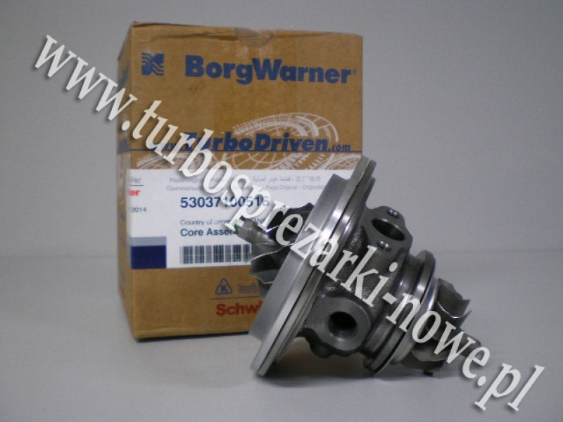 Audi - A3 - Rdzeń BorgWarner KKK 1.8 53037100516 /  53039880052 /  530