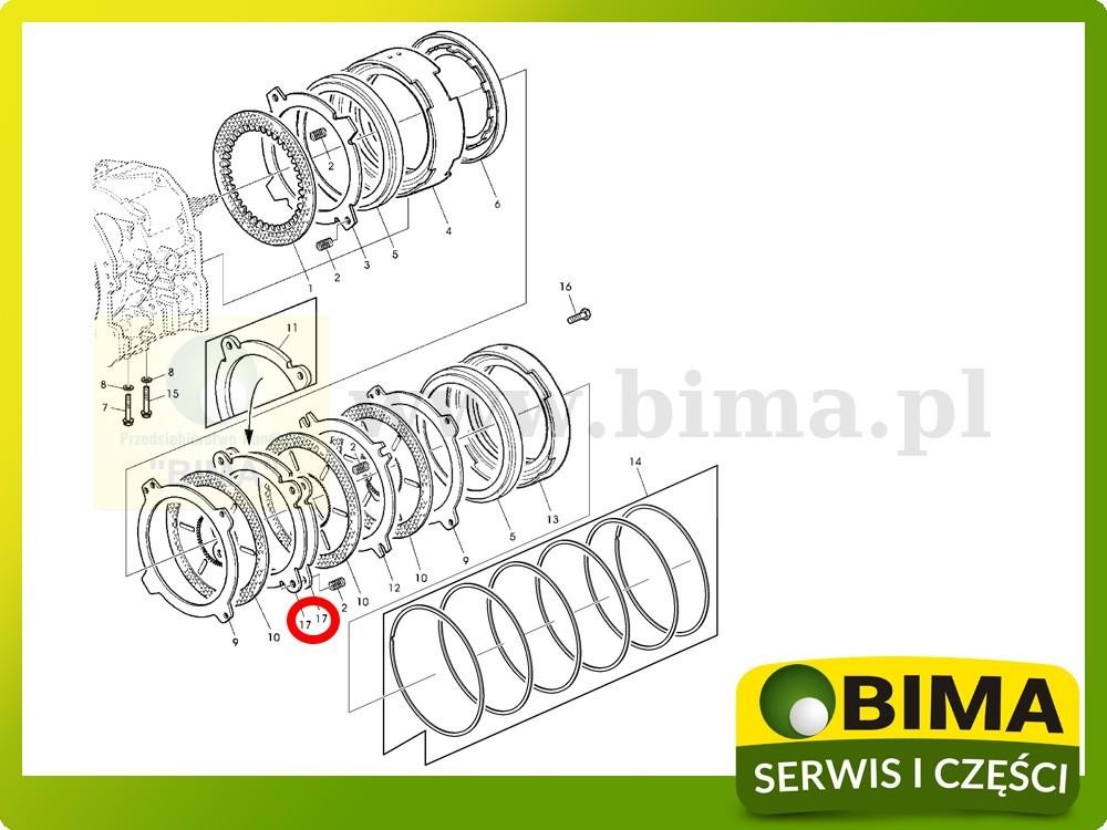 Przekładka tarczki John Deere SE6410,SE6420,SE6510 — zdjęcie 2