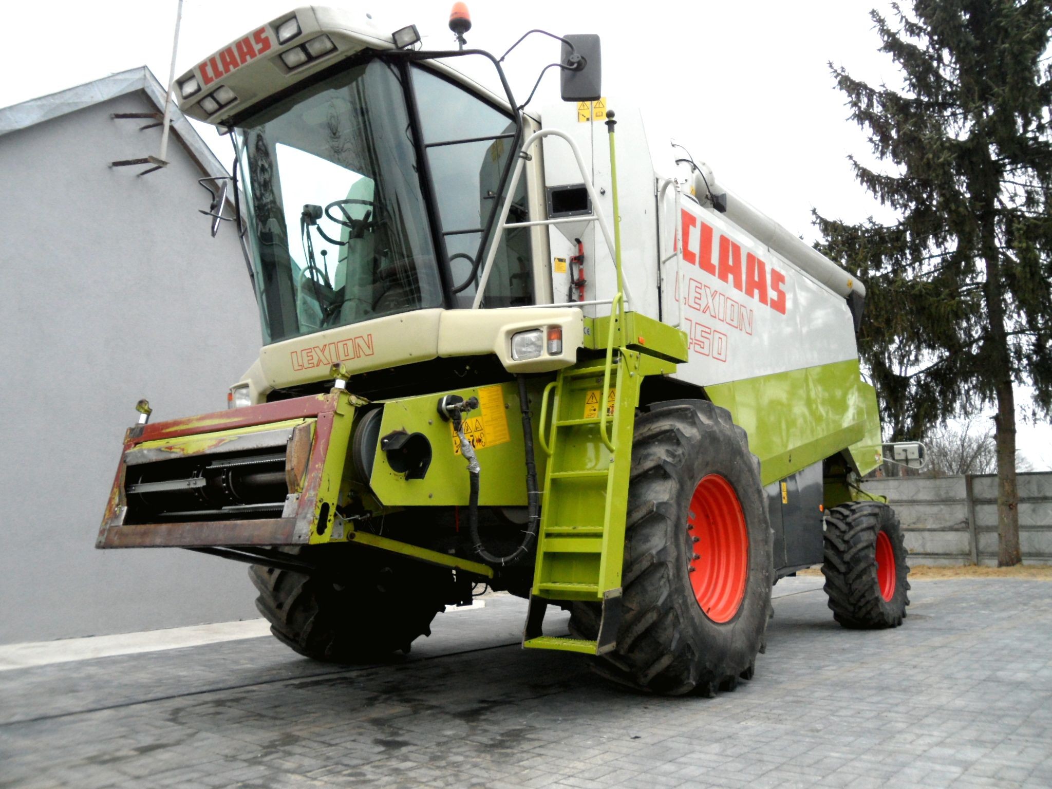 KOMBAJN CLAAS LEXION 450/1998r/STÓŁ 6m+wózek/silnik MB 275KM/ PL MENU — zdjęcie 1