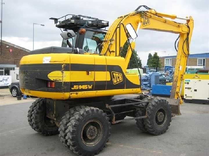 SUPER OKAZJA KOPARKA KOŁOWA JCB JS145W z 2002 — zdjęcie 3