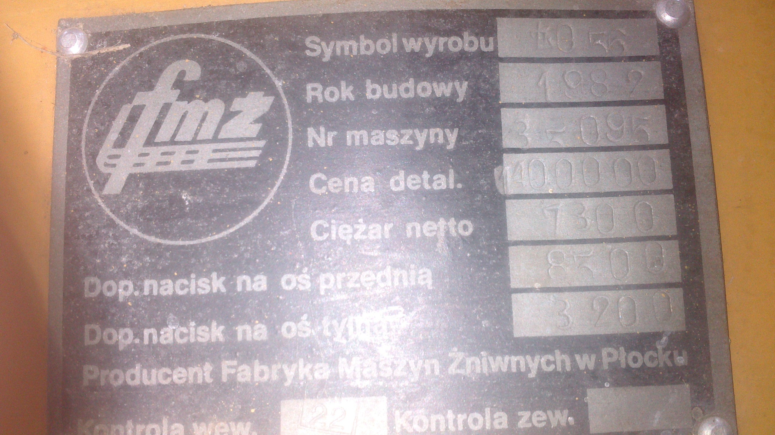 Bizon Z056 ZO56 +stół do rzepaku +siekacz PIERWSZY WŁAŚCICIEL — zdjęcie 7