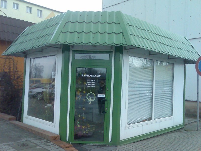 pawilon,kiosk,sklep,plyta warstwowa,plyta obornick — zdjęcie 2