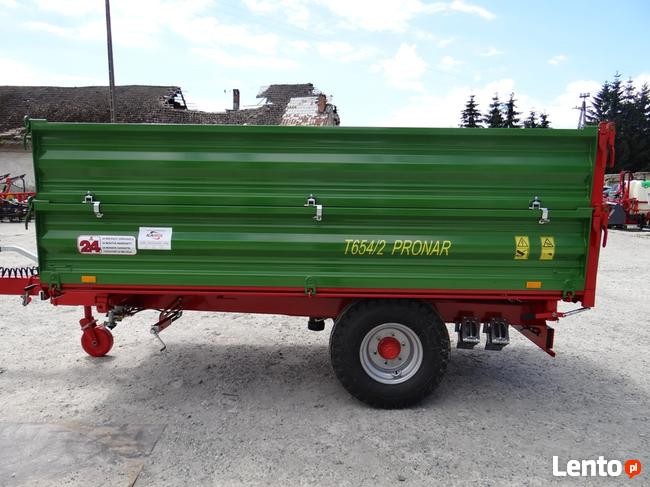 Przyczepa rolnicza 5 t jednoosiowa PRONAR T654/2 — zdjęcie 1