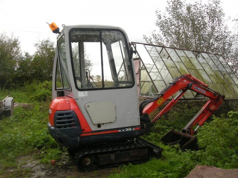 minikoparka Kubota KX36-2