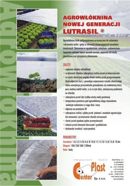 Agrowłóknina Lutrasil