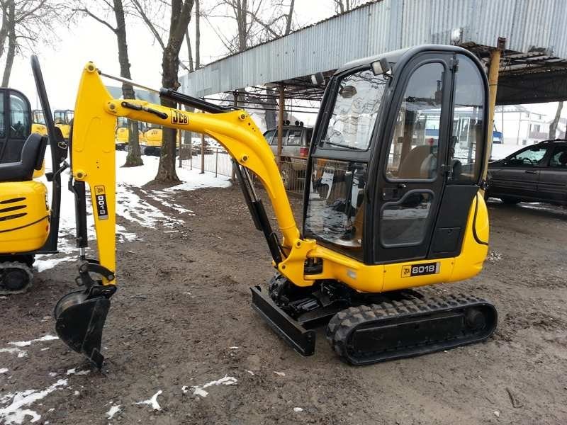 JCB 8018 - 2007 rok - minikoparka 1585kg