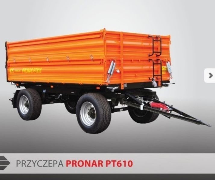 przyczepa rolnicza paletowa Pronar PT610 — zdjęcie 2