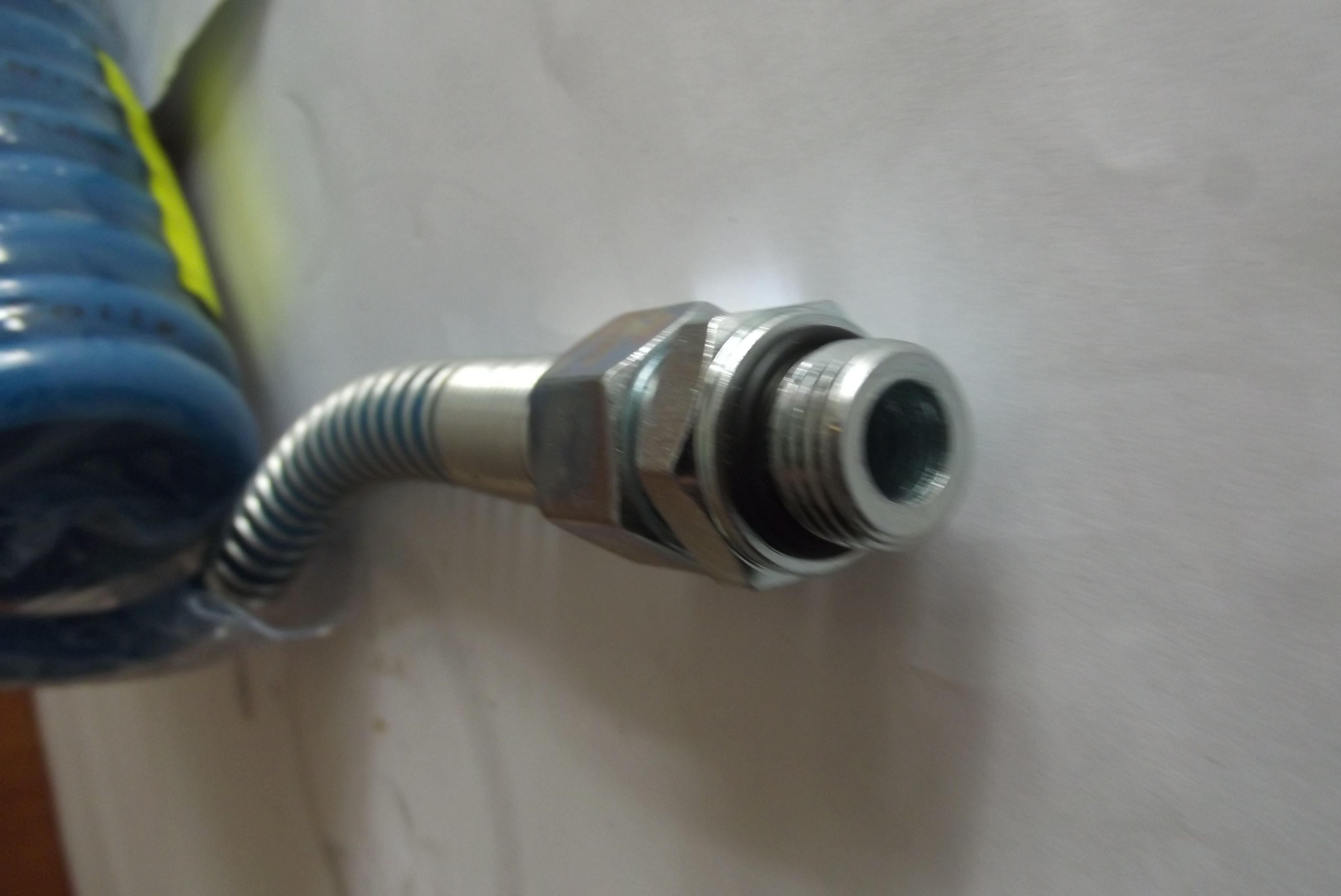 PRZEWÓD PNEUM. SPIRALNY M16 NIEBIESKI (POLIURETANOWY) 5m.   — zdjęcie 2