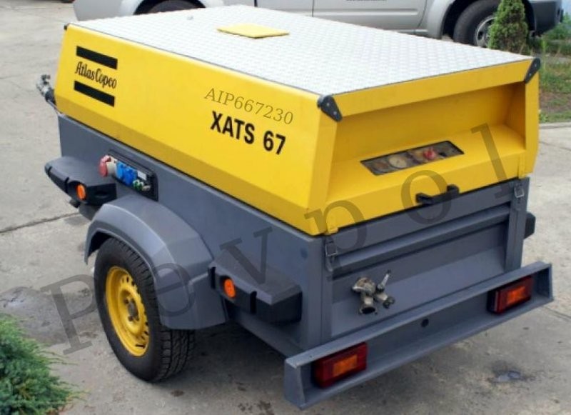 Sprężarka Przewoźna, Atlas Copco, XATS 67 Dd, G