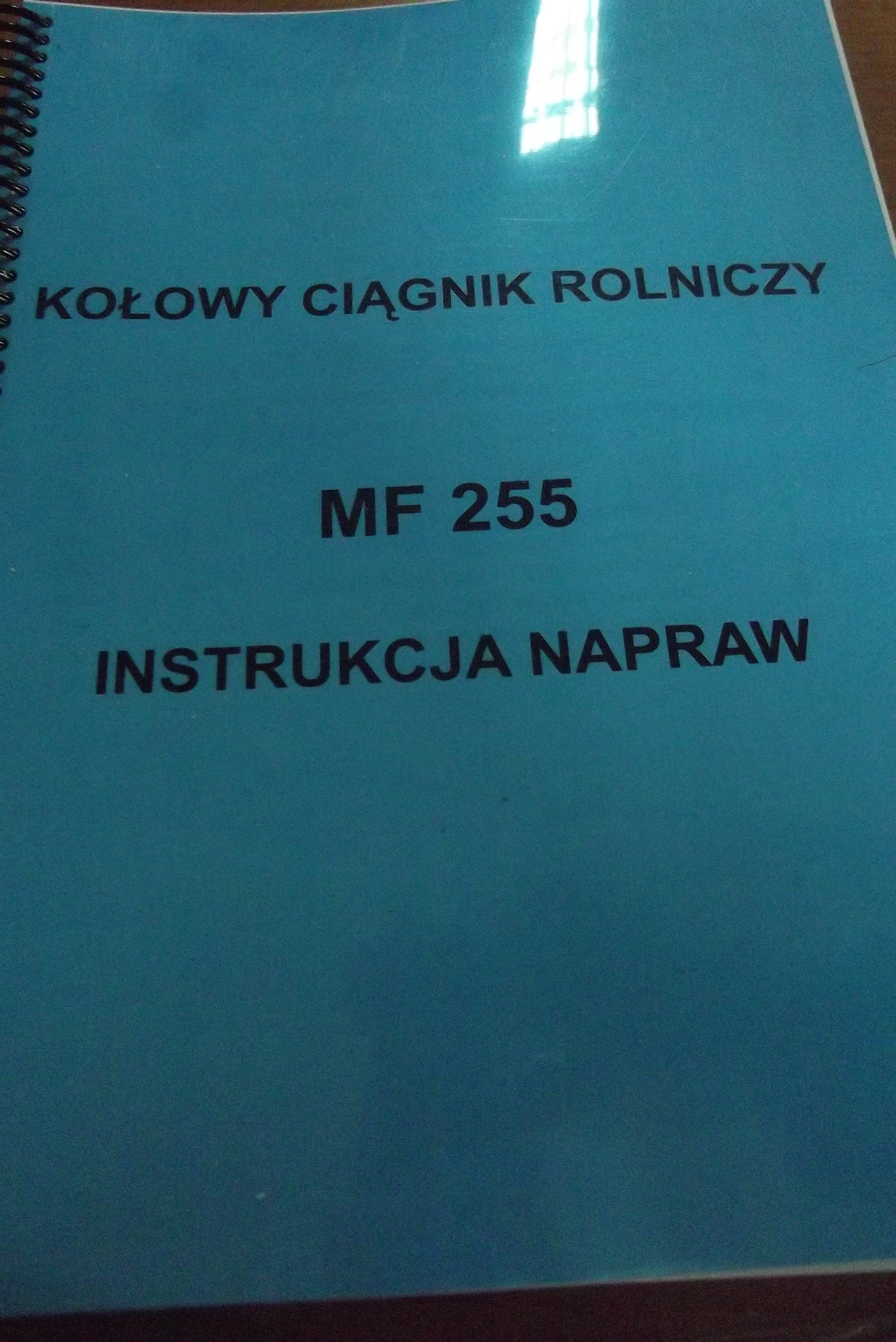 Instrukcja napraw ciągnika MF 255 — zdjęcie 1