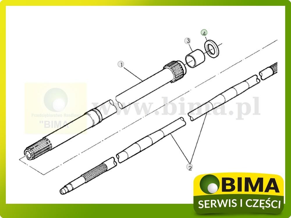 Uszczelniacz skrzyni biegów John Deere 5500N,5510,5510N — zdjęcie 2