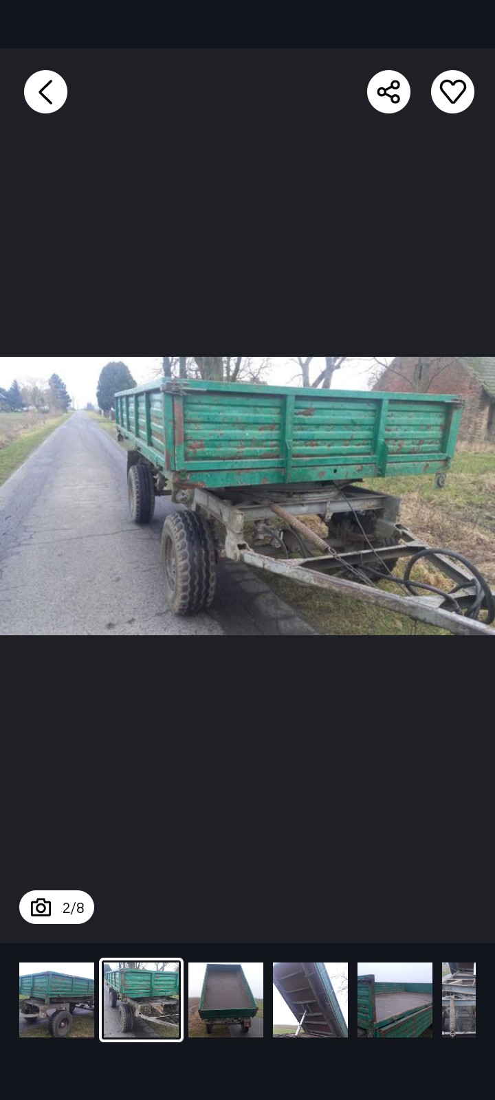 Kupię  przyczepę wywrotkę na dwie strony 4tony