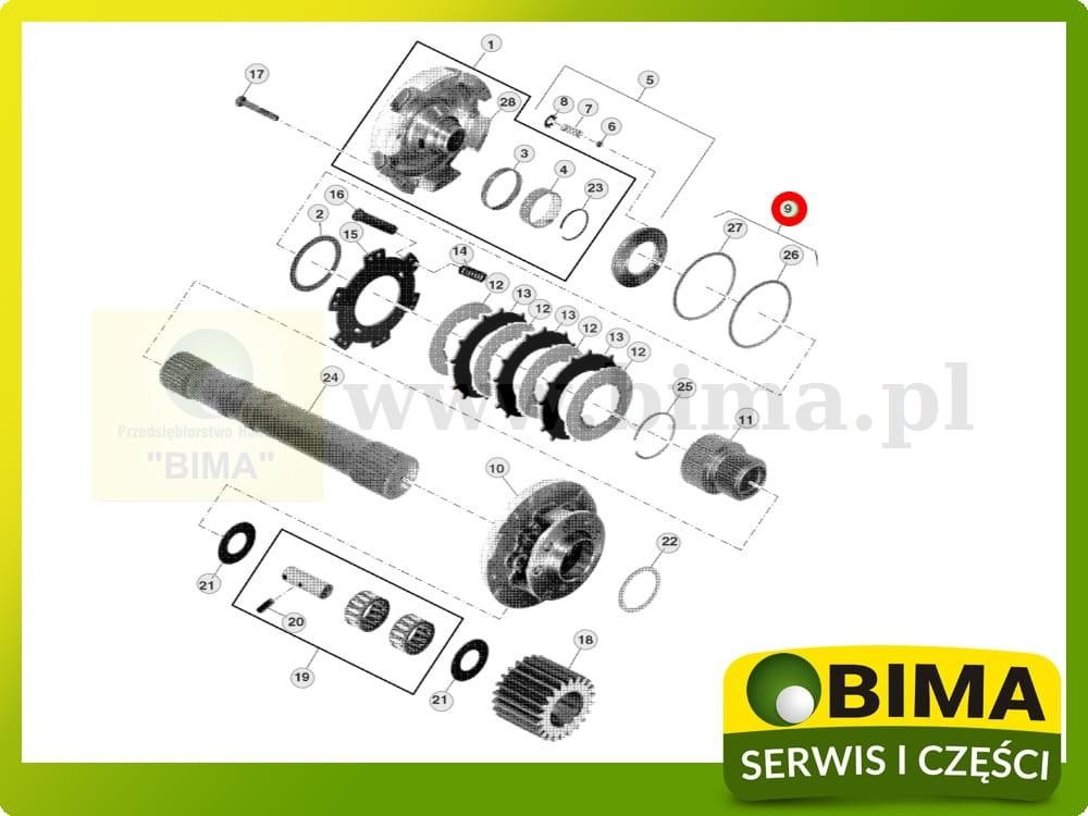 Zestaw uszczelniaczy John Deere 7410,7420,7430,7510 — zdjęcie 2
