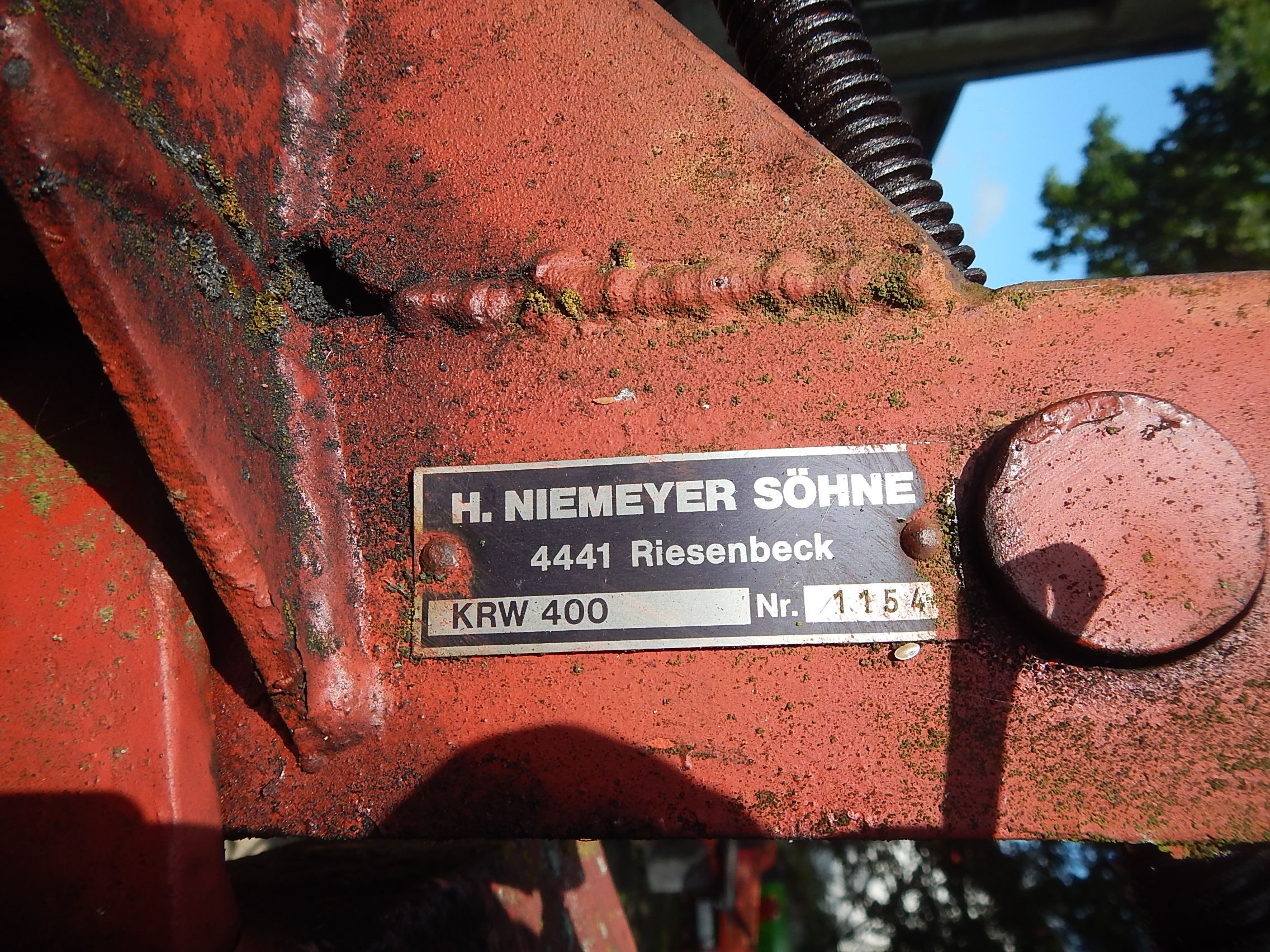 Sprzedam przetrząsarkę NIEMEYER  KRW400 — zdjęcie 3
