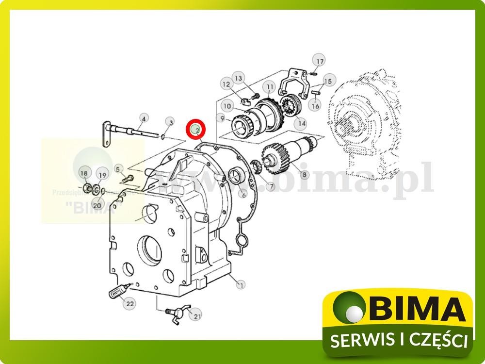 Uszczelka skrzyni biegów John Deere 7810 — zdjęcie 2
