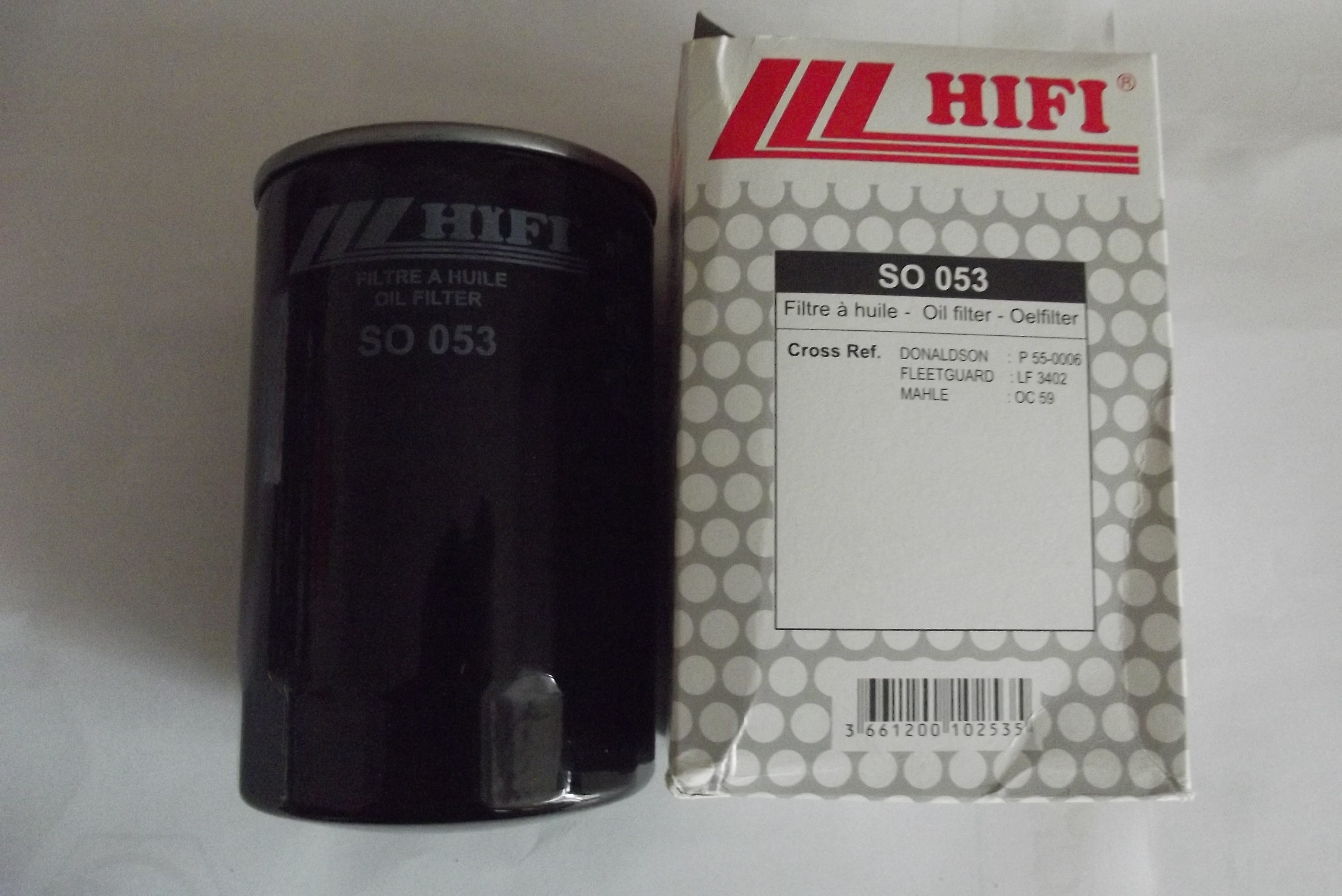 Filtr oleju SO 053 CLAAS, FENDT, STEYR, VOLVO, RENAULT, JCB — zdjęcie 1