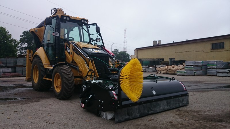 Zamiatarka do koparko-ładowarki CAT, JCB, VOLVO, KOMATSU, CASE — zdjęcie 3