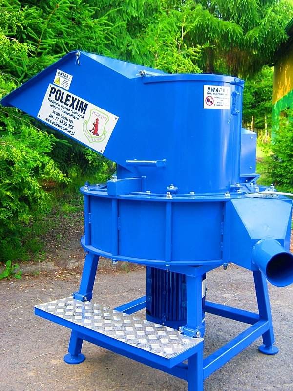 RĘBAKO MŁYN NOŻOWO BIJAKOWY z dwoma zasypami. Moc 15 kW — zdjęcie 1