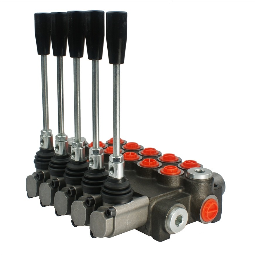 Rozdzielacz hydrauliczny 5 sekcyjny 80L — zdjęcie 1