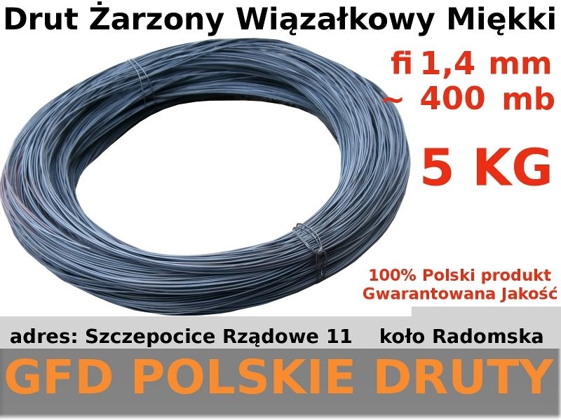 Drut Żarzony Wiązałkowy MOTKI do Belowania GFD — zdjęcie 3