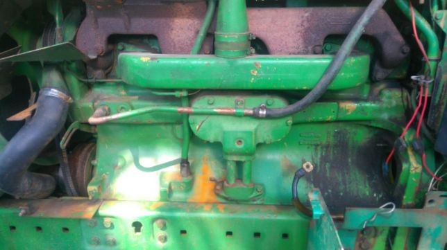 Części silnika John Deere 1188 model silnika 6466 wał,blok,pompa. — zdjęcie 2