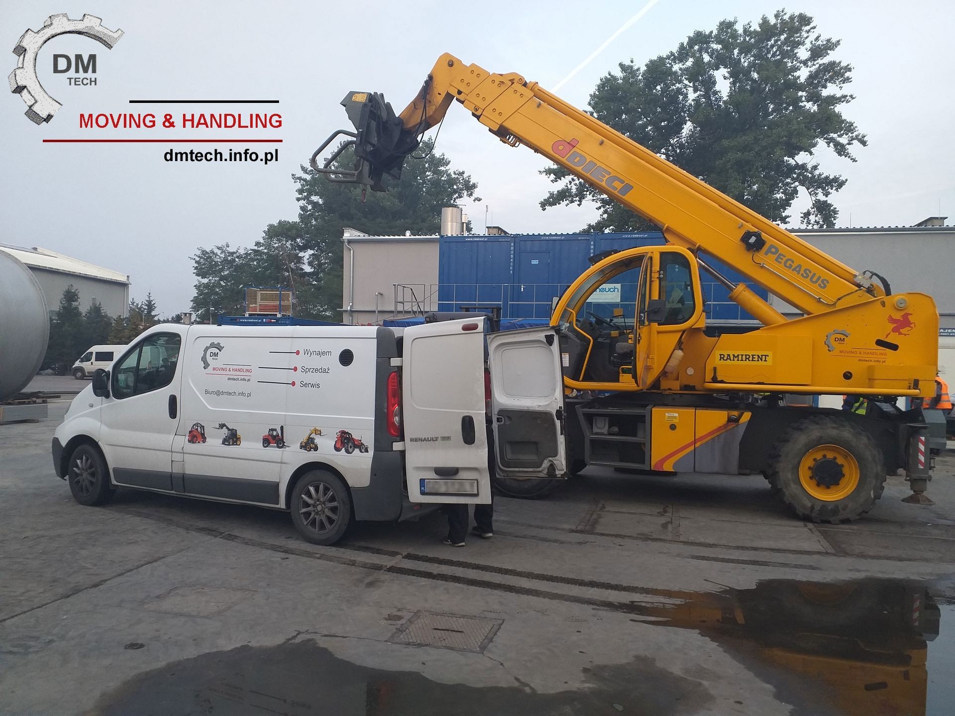 Wynajem ładowarek teleskopowych - ładowarki Merlo Manitou Dieci — zdjęcie 2