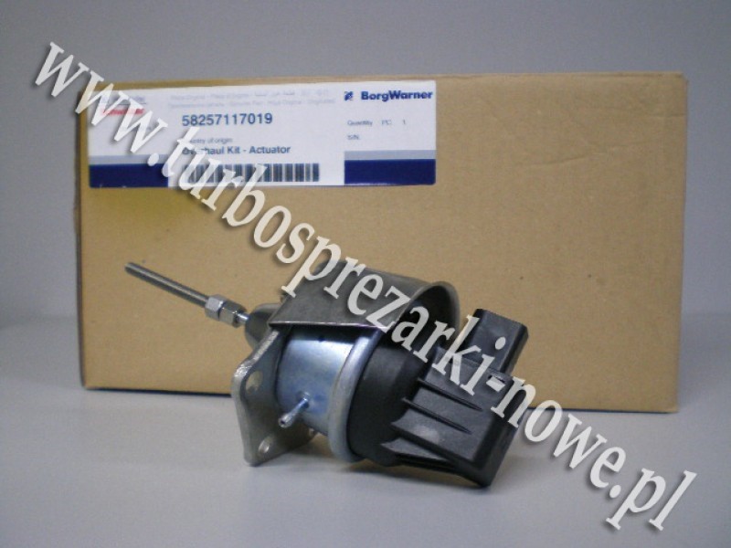 Audi - Nowy aktuator BorgWarner KKK 1.6 TDI /  CLNA /  CAYE /  CAYC / 