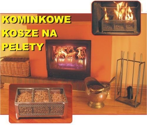 KOMINKOWY KOSZYK NA PELET,pellet,pellets,kominek,kominki,piec,koza — zdjęcie 1