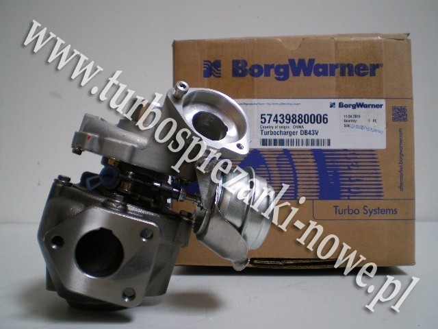 BMW - Nowa turbosprężarka BorgWarner KKK 2.0 d 57439880006 /   717478-