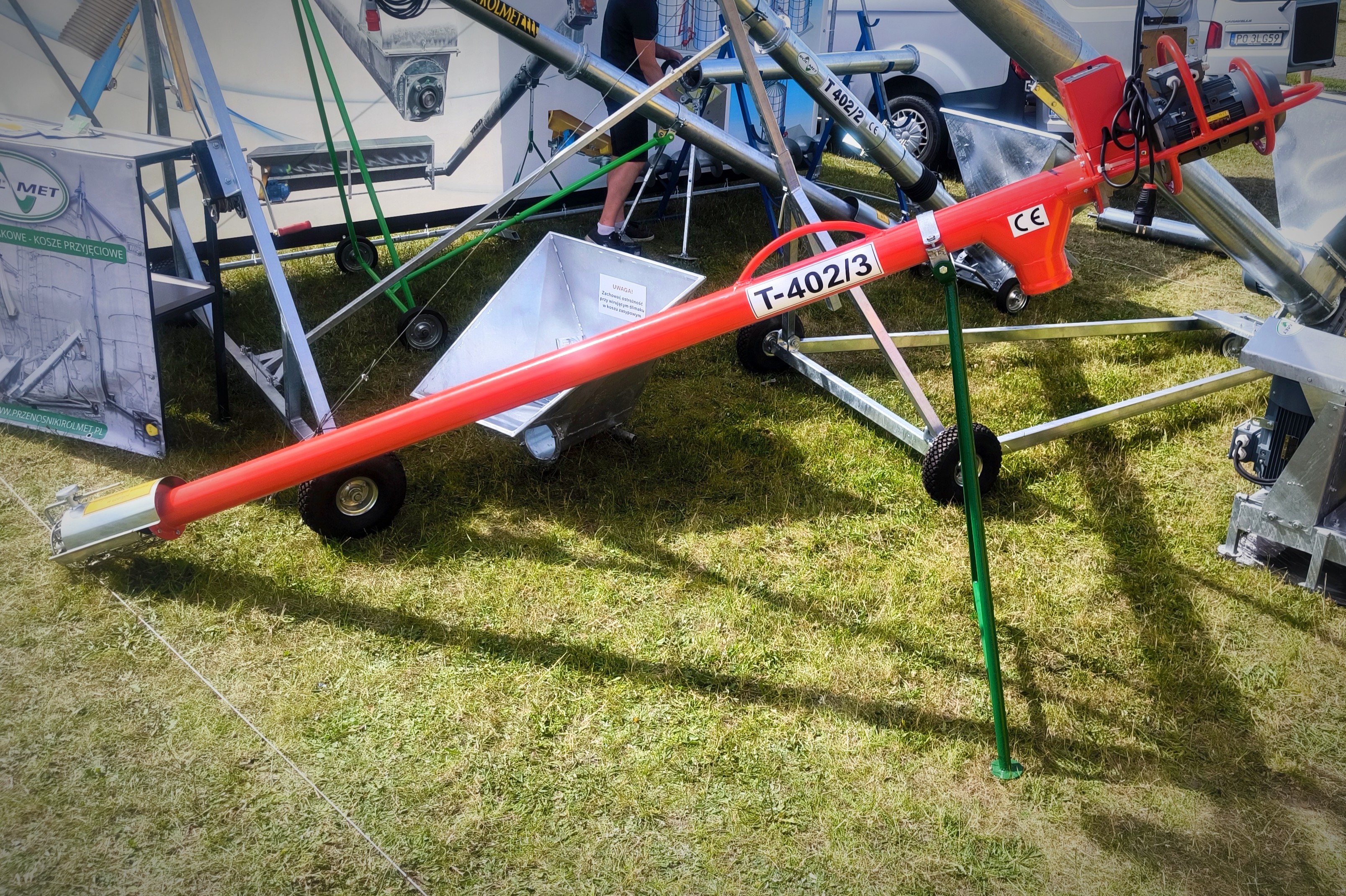 Przenośnik ślimakowy 100mm ROLMET T-402/3 z falownikiem – 230V