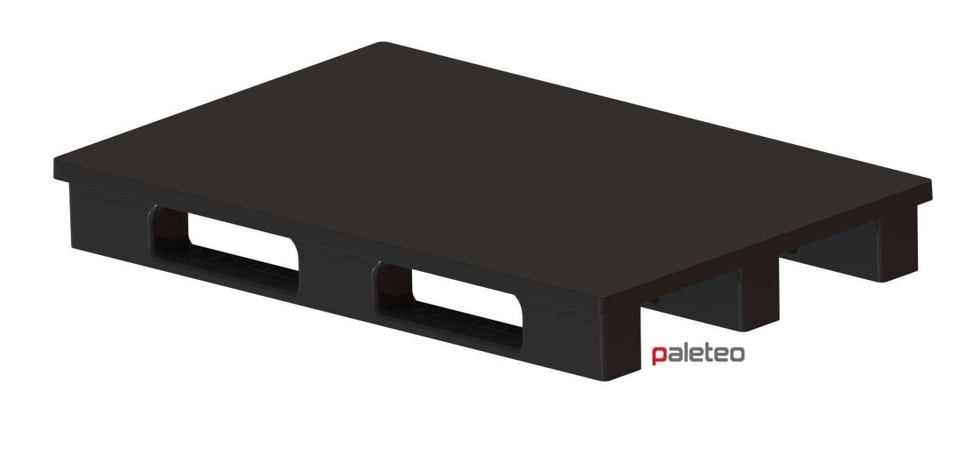 Palety plastikowe 120x80 - euro palety plastikowe pełne — zdjęcie 1