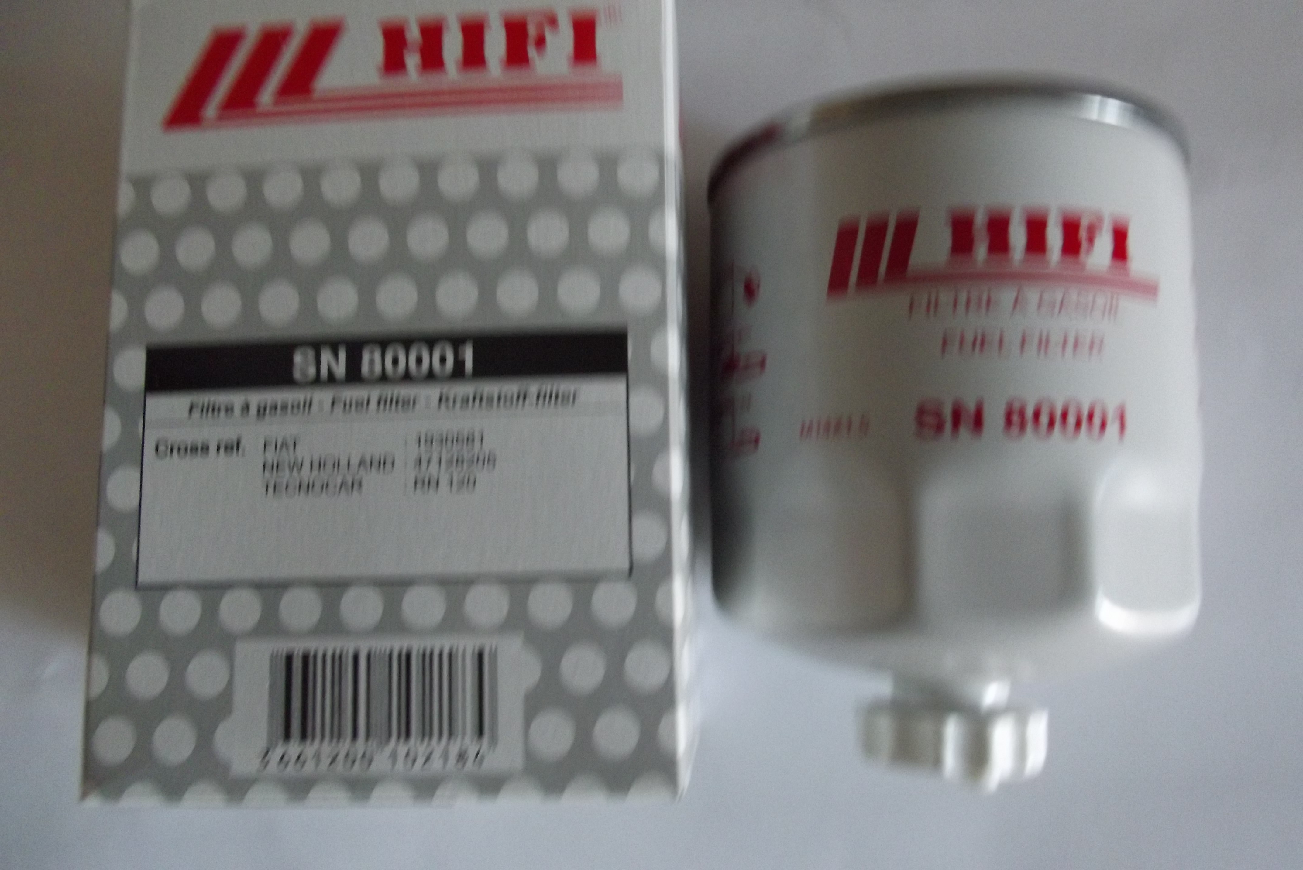 Filtr paliwa SN 80001 Case,Fiat,Ford,New Holland, — zdjęcie 1