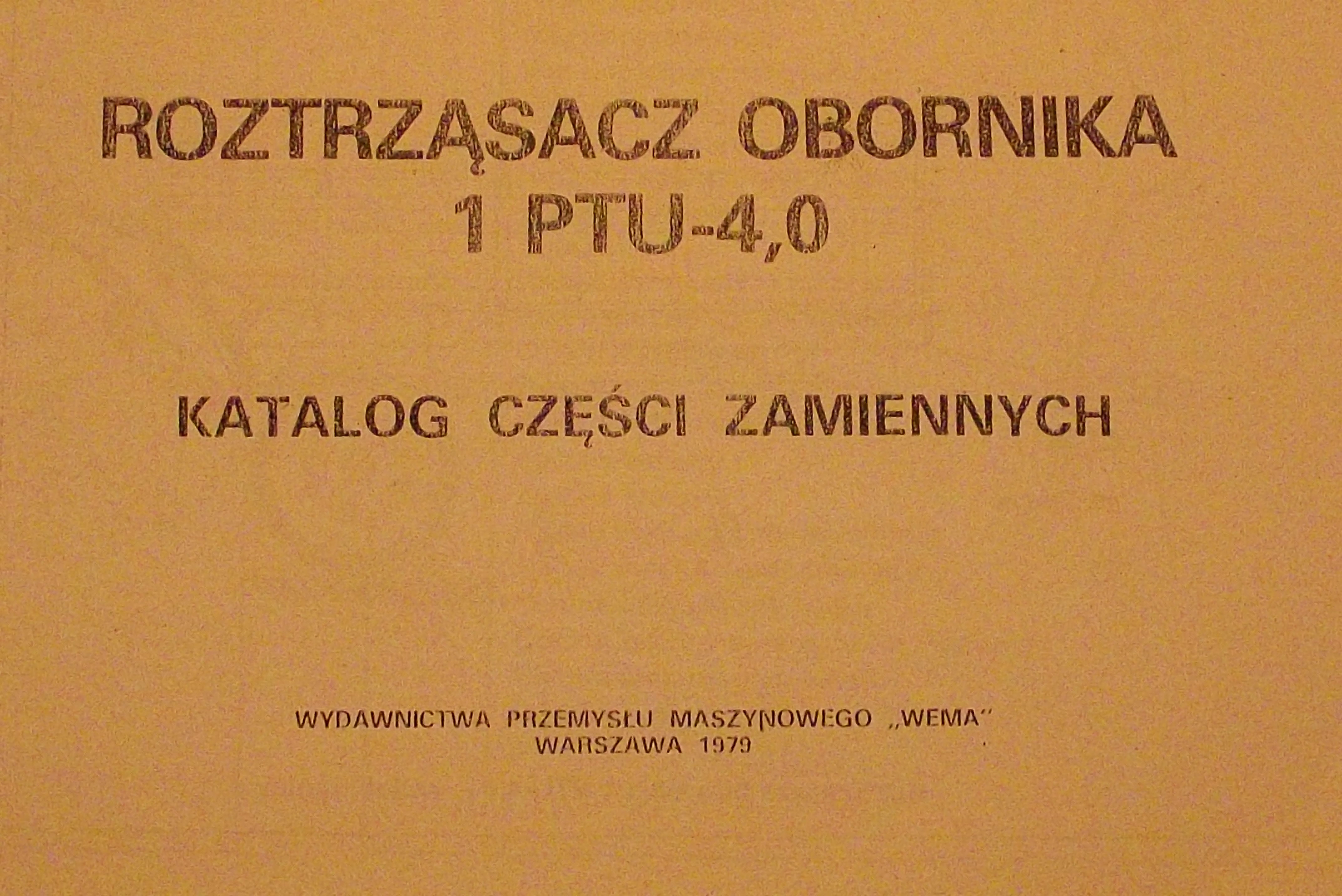 Katalog roztrząsacza obornika PTU 4 (Rosyjski) — zdjęcie 1