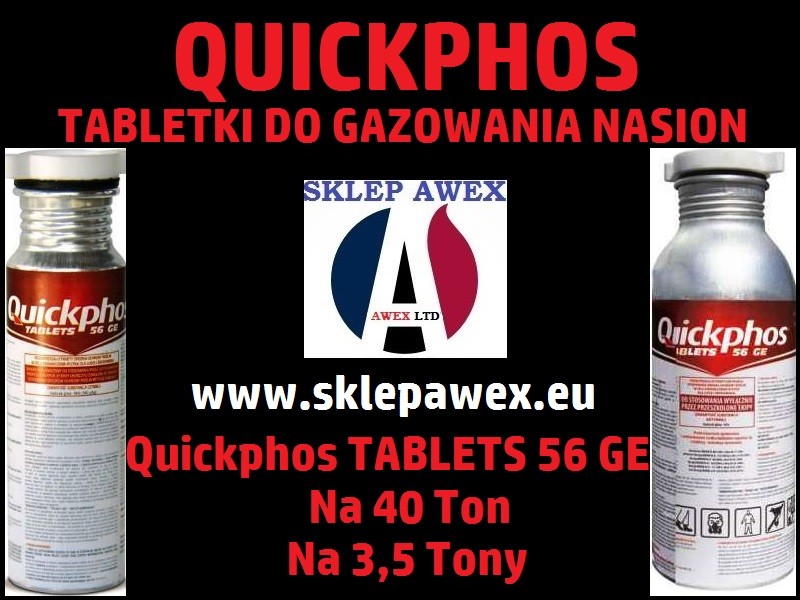 Tabletki do gazowania zboża quickphos