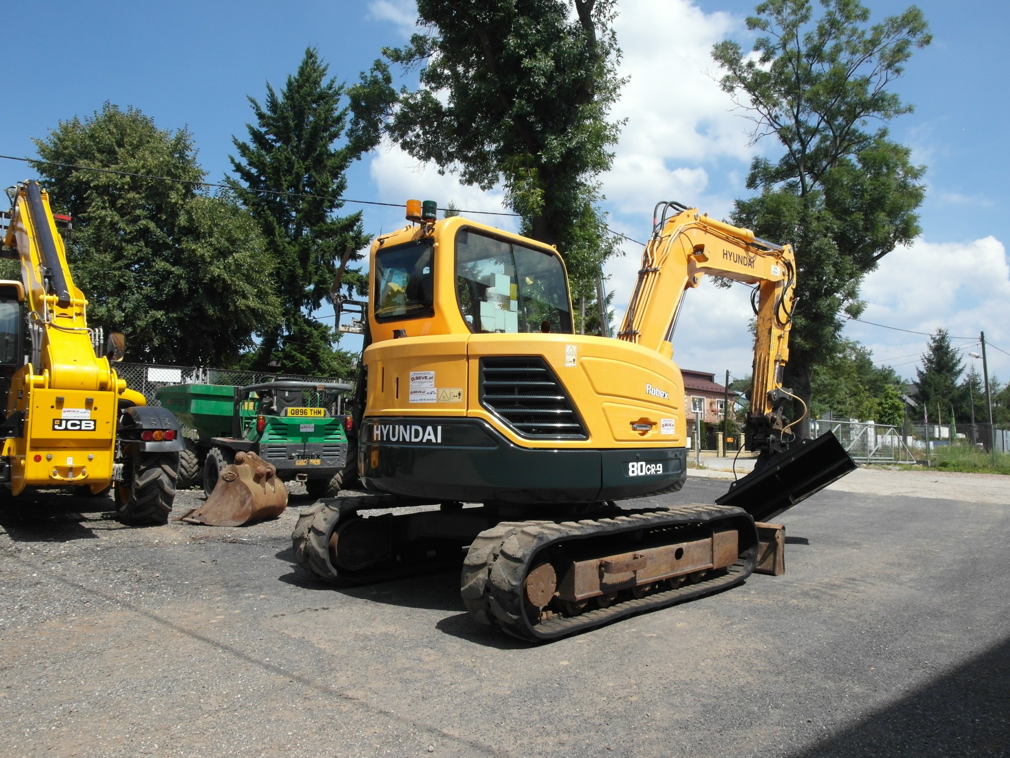 Minikoparka HYUNDAI ROBEX 80CR9 2011rok 8250kg — zdjęcie 3