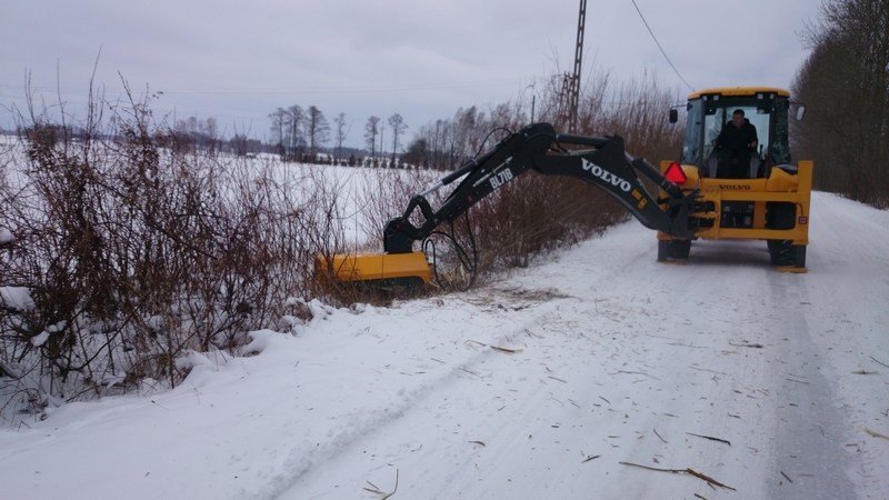 Kosiarka bijakowa do koparko-ładowarki CAT, JCB, KOMATSU, VOLVO, CASE — zdjęcie 2