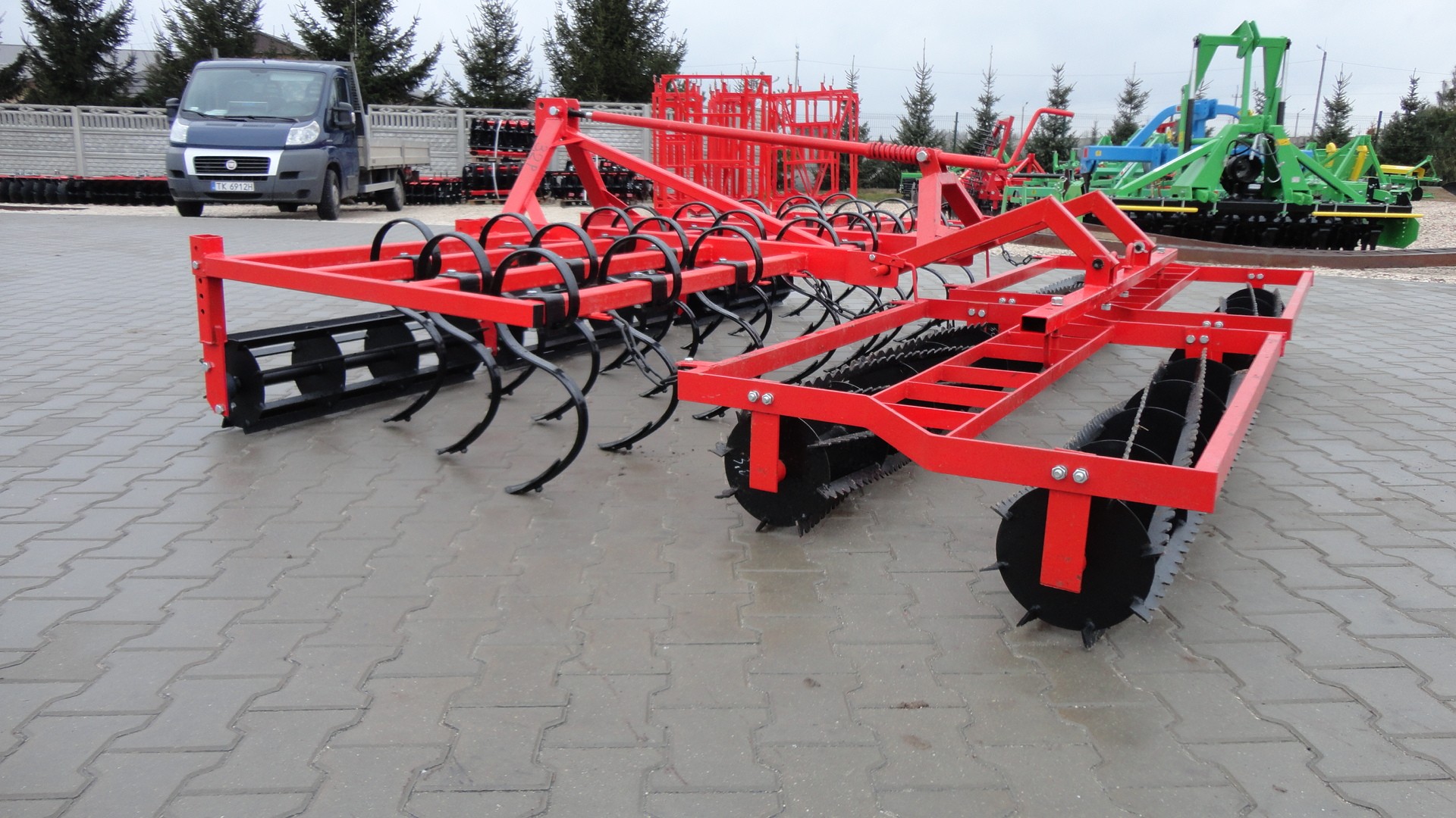 Agregat uprawowy RSP 1.8m - 3.2m przedsiewny łańcuszki — zdjęcie 6