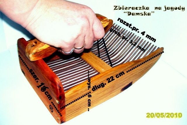 ZBIERACZKA MASZYNKA DO ZBIORU JAGÓD I BORÓWEK — zdjęcie 4