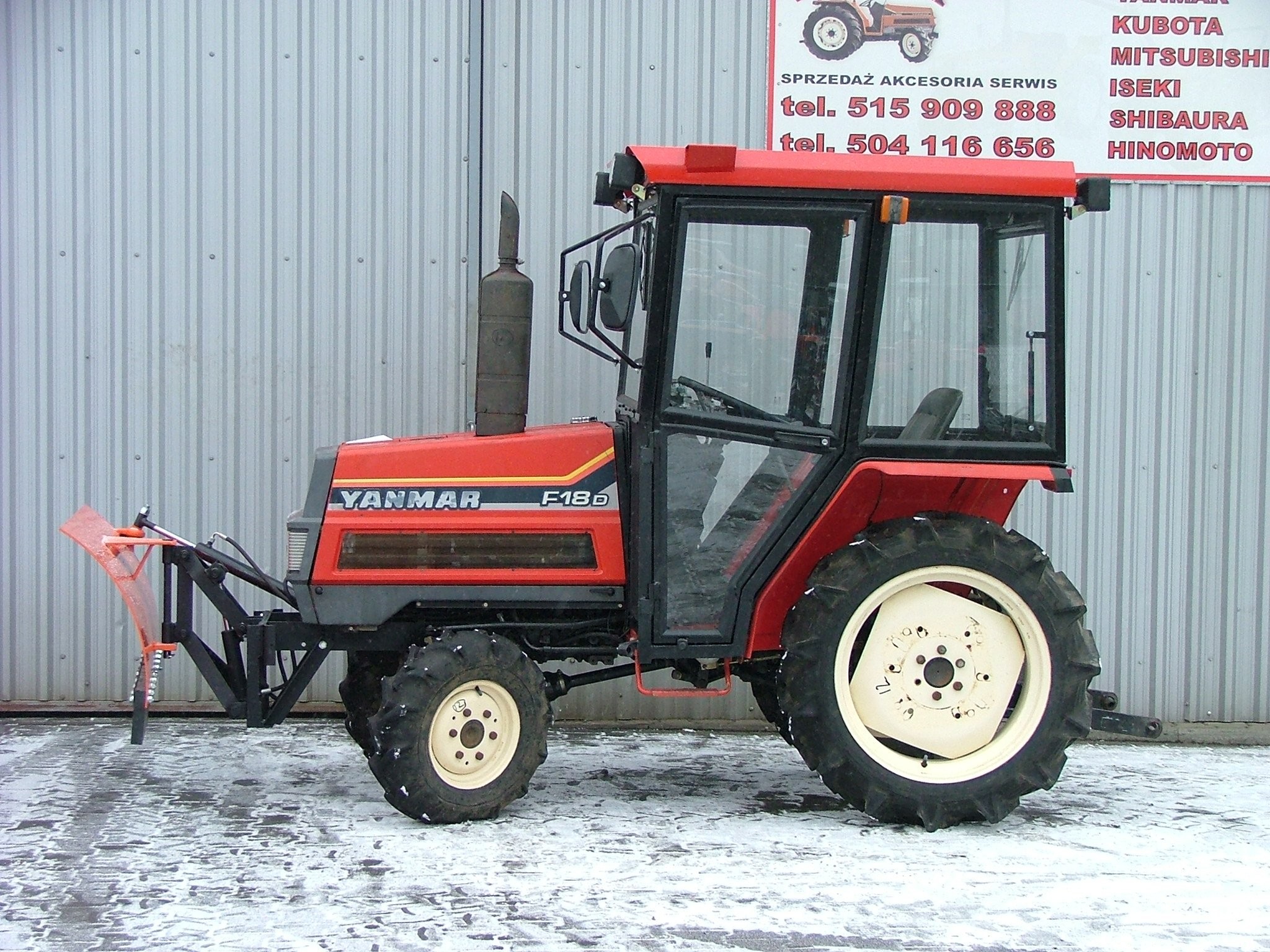 Yanmar F18D kabina pług do śniegu - 1997 — zdjęcie 2