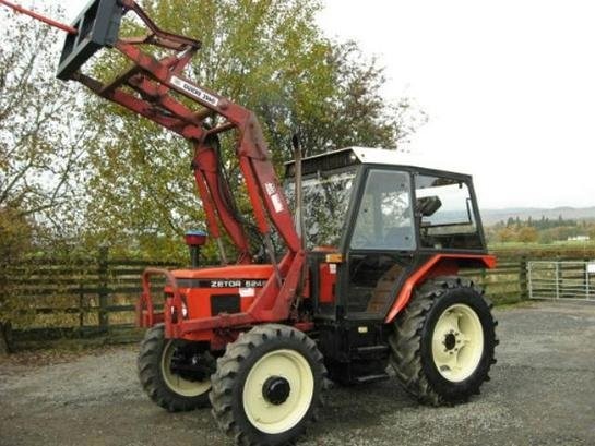 zetor 5345 z turem 1992rok z anglii
