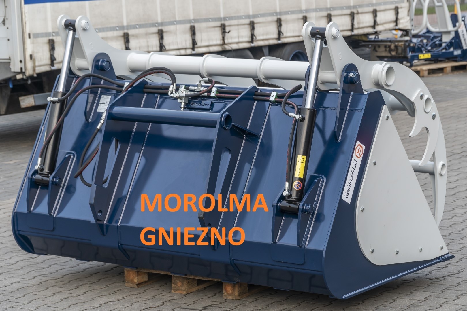 Łyżka z dociskiem szufla MAXI TELESKOP FK MACHINERY łyżko-krokodyl — zdjęcie 2